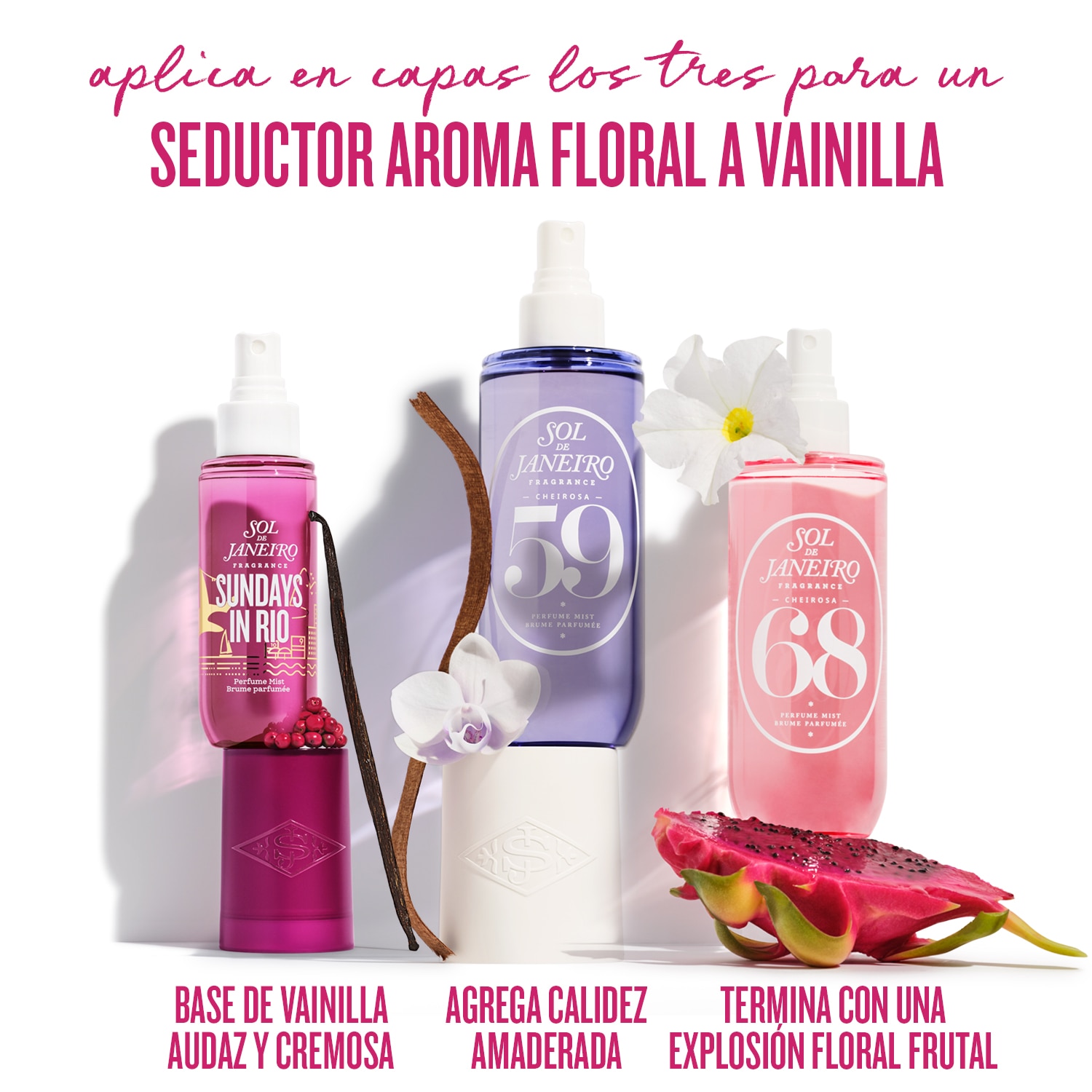 SUNDAYS IN RIO WARM VANILLA HAIR & BODY PERFUME MIST (FRAGANCIA PARA CABELLO Y CUERPO)